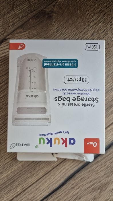 Akuku sterylne woreczki do przechowywania pokarmu