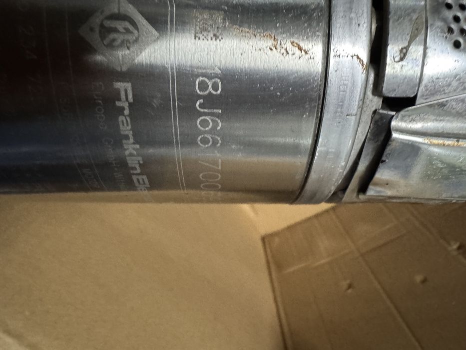 Bomba furo/poço Franklin Eletric Trifasica 1,5kw 2HP