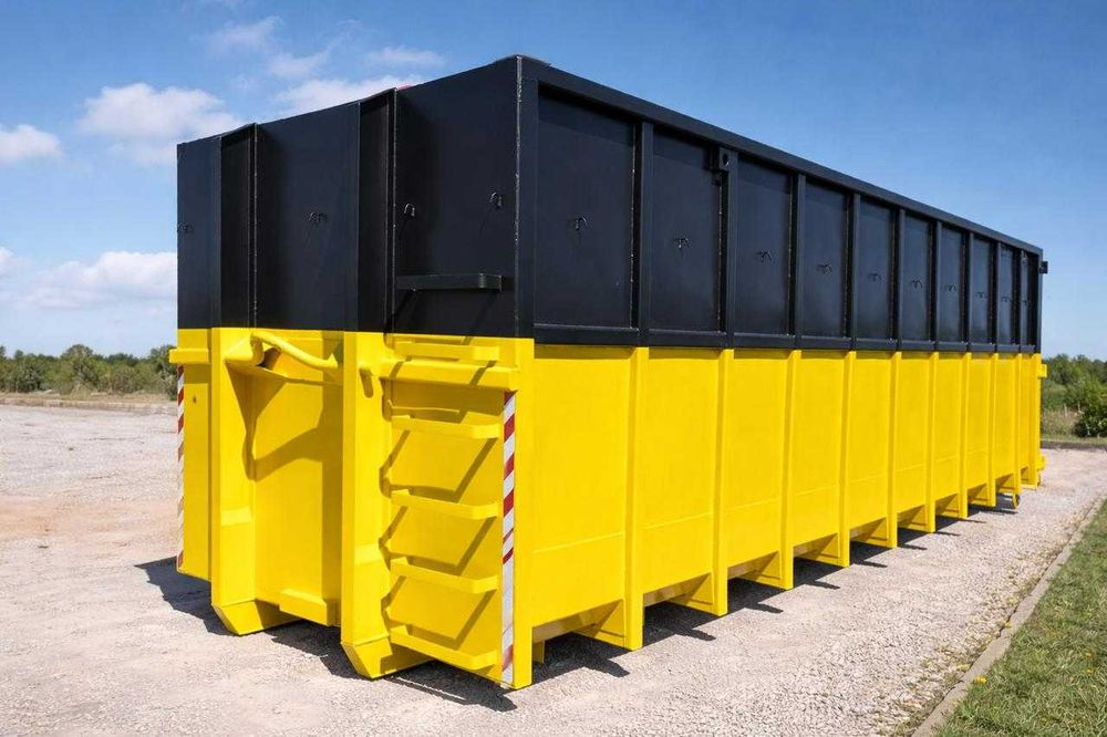 Kontener hakowy KP 36 – 36 m³ | Duży hak | Solidna konstrukcja