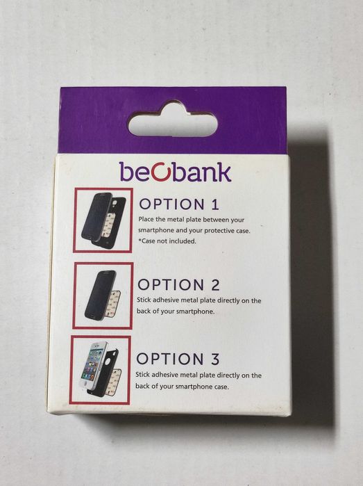 Suporte magnético telemóvel universal carro banco Beobank (novo)