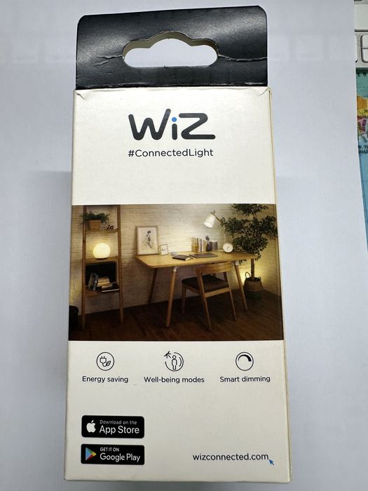 Smart LED ściemnialna żarówka A60 E27/8W/230V 2700K CRI 90 Wi-Fi - WiZ