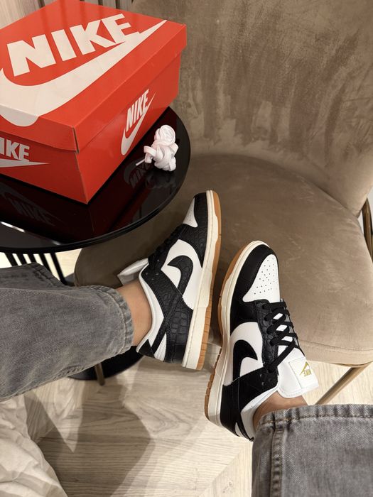 Nike Dunk Low LX Black Croc (36-40р)