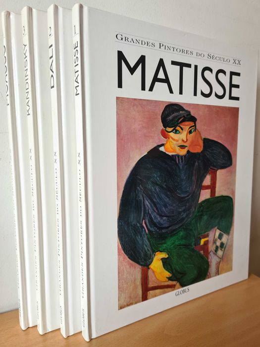 4 livros da coleção "Grandes Pintores do Século XX"