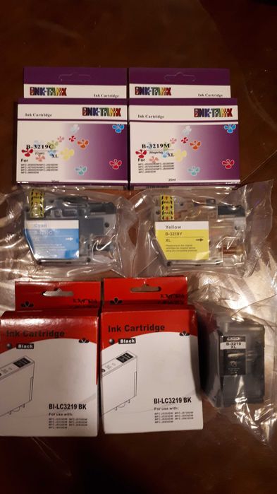 Conjunto tinteiros Canon e Brother