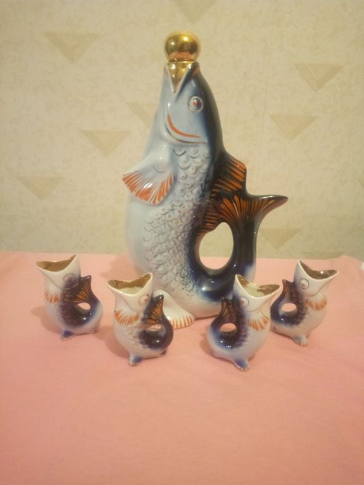 Набор  рыбок  позолота