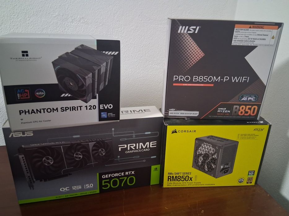 Computador Gaming Ryzen 9  9900x + 5070 + 64gb ddr5