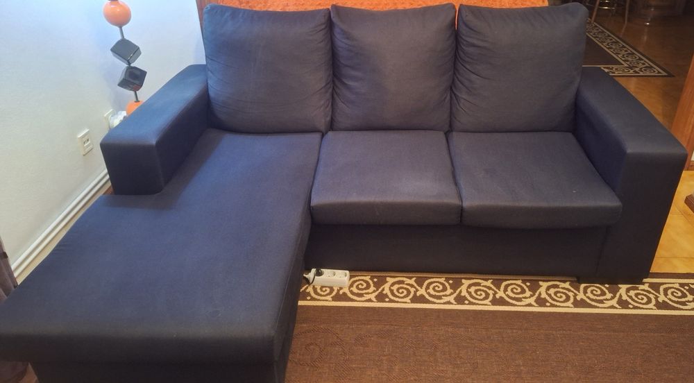 Sofá chaise longue 3 lugares