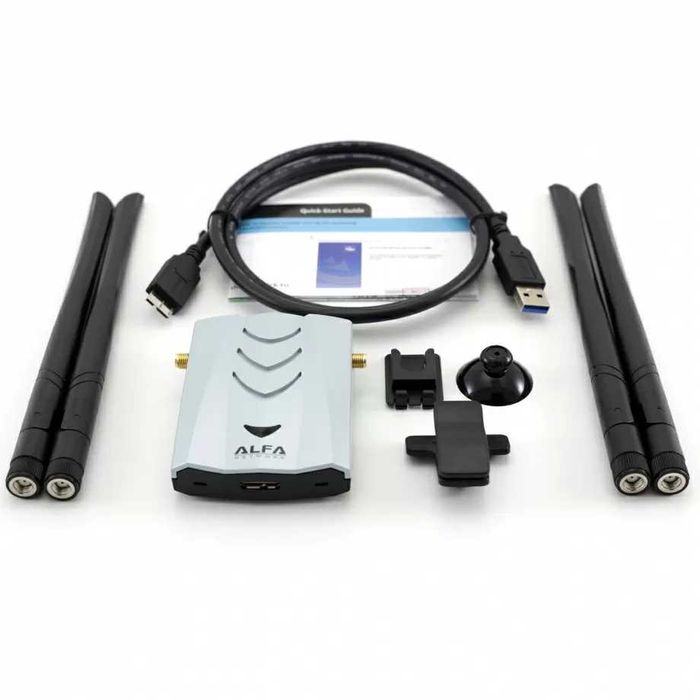 【新品 未開封】ALFA AWUS1900 by Kali Linux Alfa Awus 1900 Original, Wi-Fi Адаптер, Kali Linux: 4 300 грн