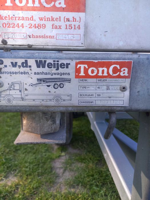 Sprzedam przyczepkę samochodową  1600 kg ładowności