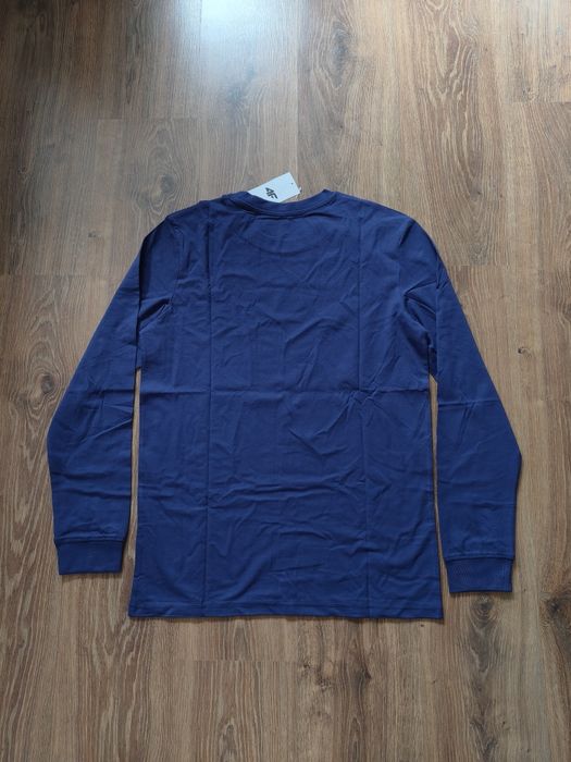 Longsleeve męski granatowy rozmiar M z małym logo 063