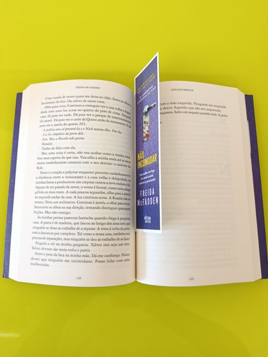 Livro "Não incomodar" Freida Mcfadden