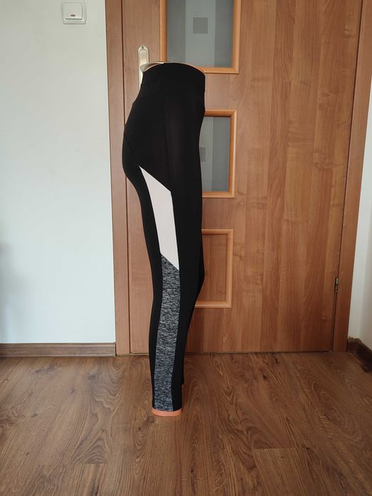 Legginsy czarne elastyczne rozmiar S
