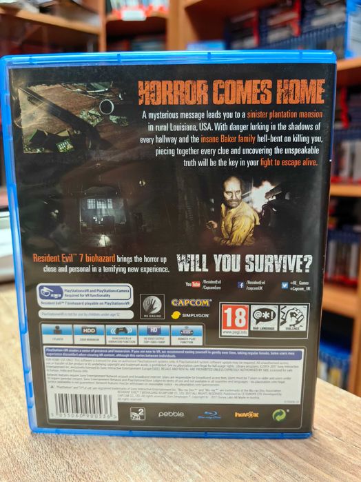 Resident Evil 7 Biohazard VR PS4 PS5 PL Skup Wymiana SklepRetroWWA