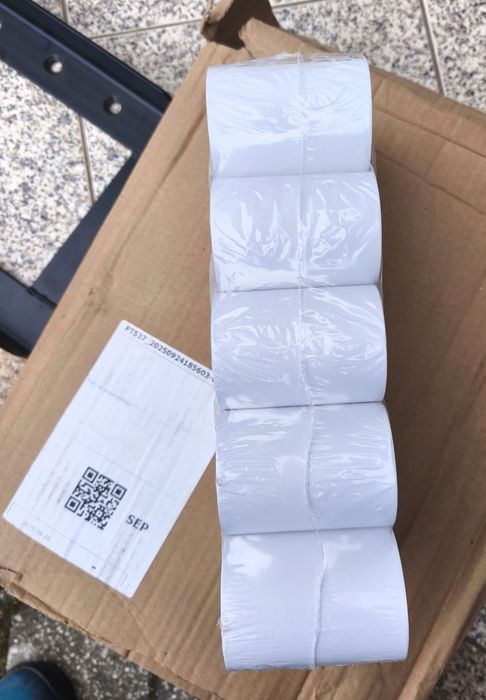 Pacote 50 rolos térmicos de impressora