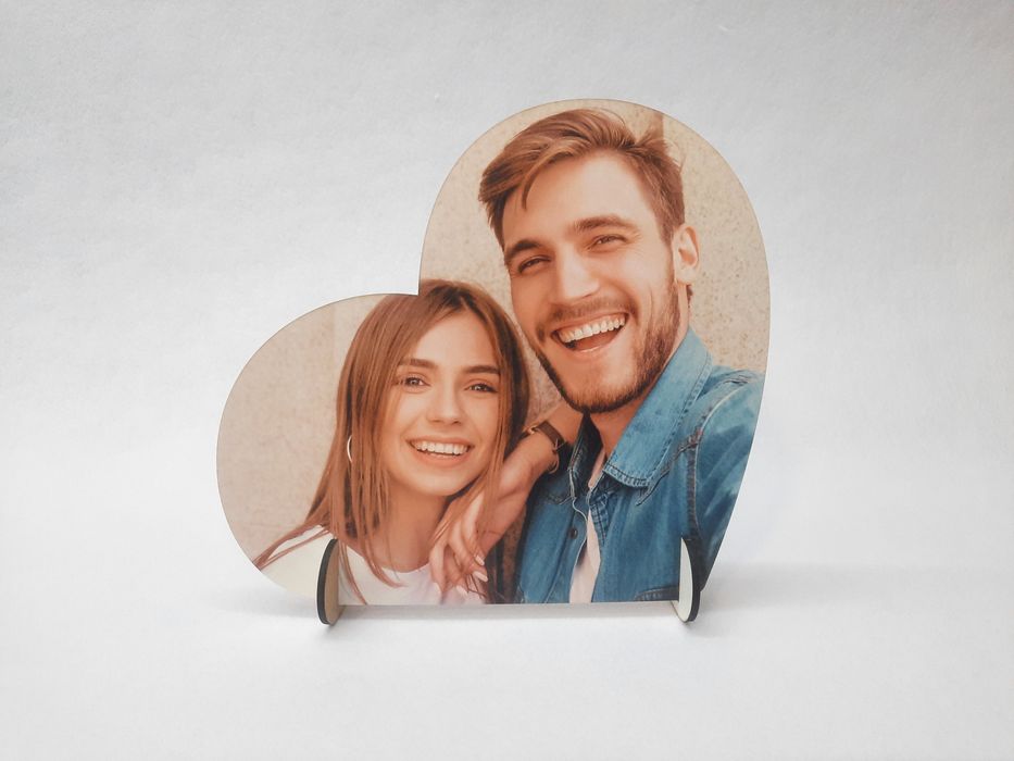 Dia dos namorados - Moldura Formato Coração