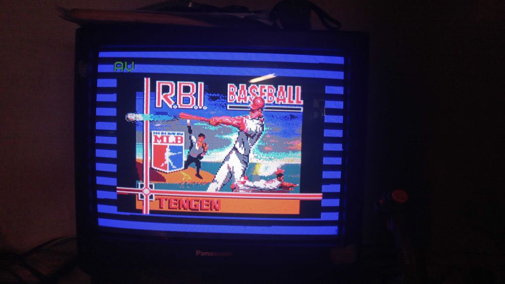 gra na Amstrada cpc 464 "RBI Baseball"