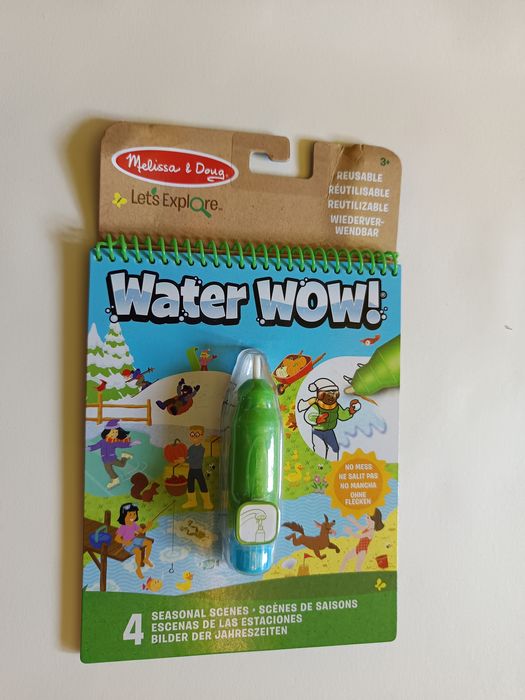 Water wow Cztery 4 pory roku. Kolorowanka wodna z pisakiem Melissa