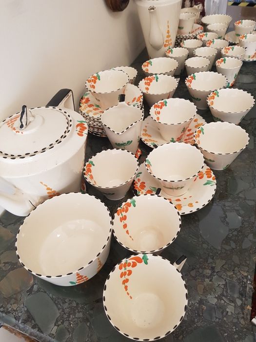 Serviços de chá  Arte deco,marca Burleigh