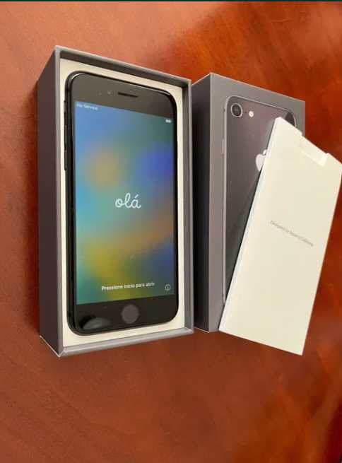 Apple iPhone 8 (64Gb Space Grey - caixa, cabo e carregador) semi novo