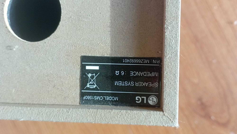 Colunas LG para aparelhagem