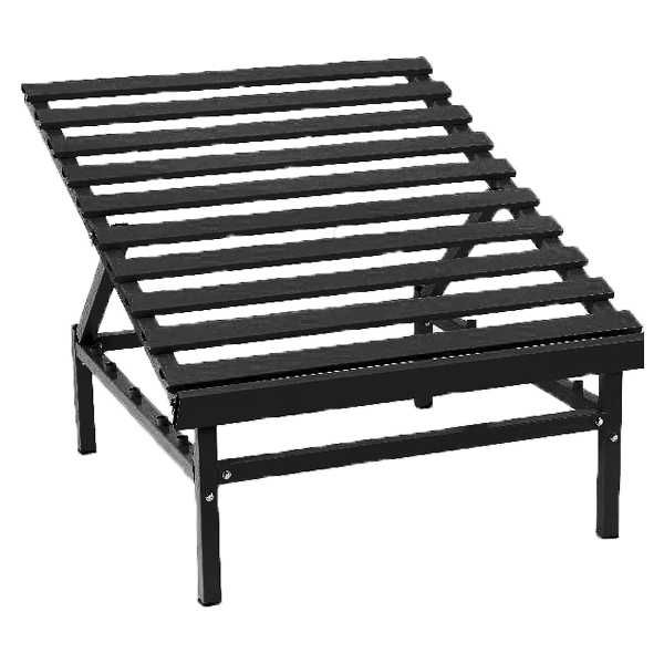 Prateleiras inclinadas para expor fruta e legumes