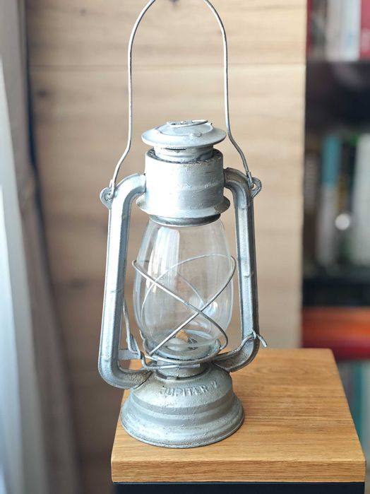 Stara Polska lampa naftowa Jupiter 2