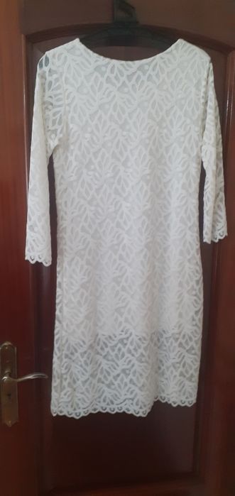 Vestido branco elegante