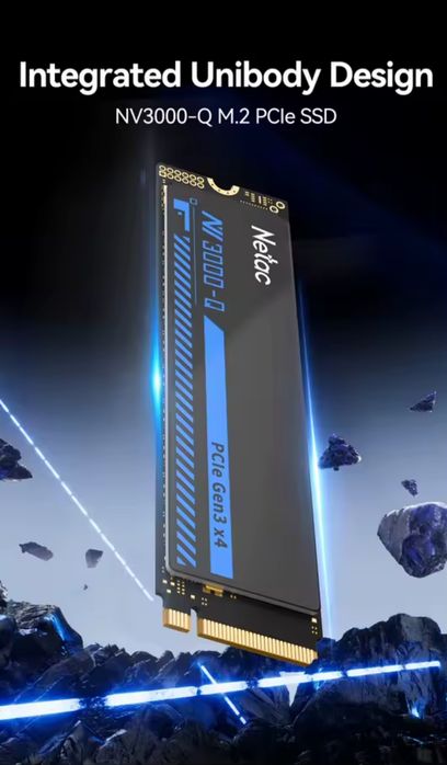 Ssd Netac NV3000-Q PCI-E 2280 nvme 512Gb
