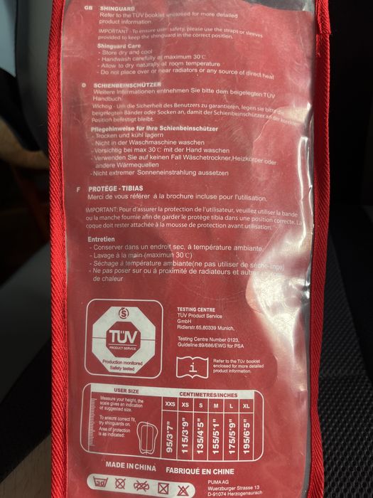 Puma nagolennik piłkarskie używane 2-3 razy king liga rozmiar M