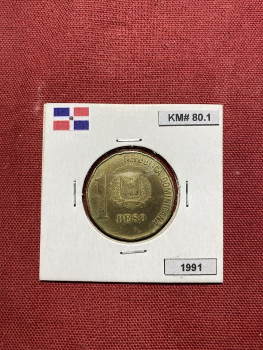 Moeda República Dominicana 1991