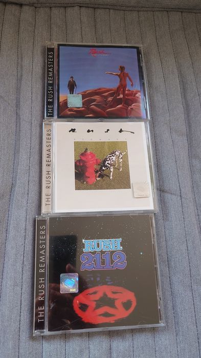 Rush  -  2112 , Hemispheres , Signals  - 3x CD remaster