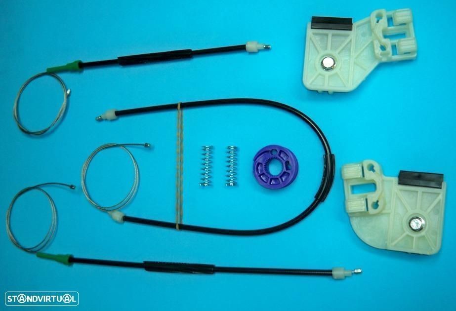 Kit reparação elevador dos vidros VW Polo 9N frente e trás  NOVO