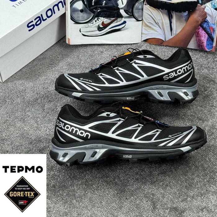 |БЕЗ ПЕРЕДПЛАТИ| Salomon XT-6  Black Silver Gore-Tex, Термо 36-45р