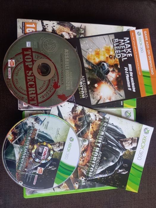 Gra Ace Combat Assault Horizon Limited Edition na xbox 360 2 płyty!!!