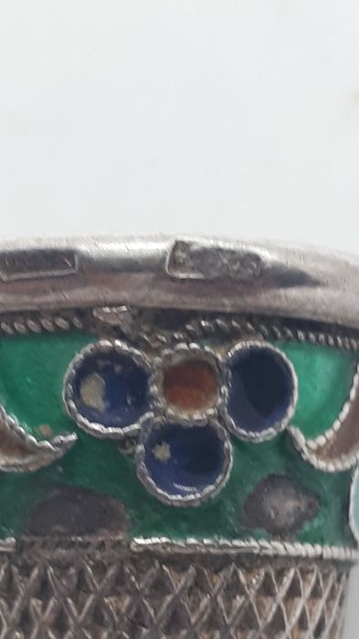 Серебряный наперсток 875пр.