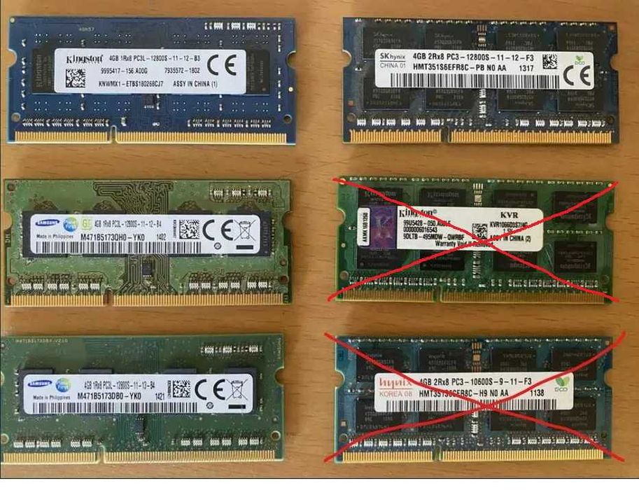 So-Dimm Ddr3 4Gb різна (читайте опис)