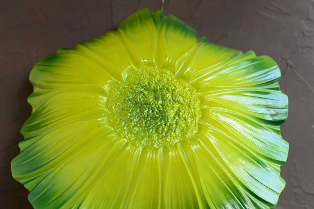 Вінтажне блюдо-цукерниця Waltherglas Німеччина Соняшник соняхи