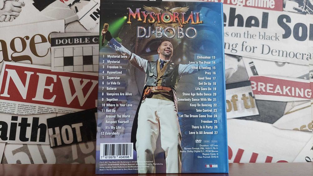 Dj BoBo - Mystorial Live from the 25th Anniversary Tour Koncert na DVD