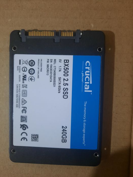 SSD 240 Gb для ноутбука та комп'ютера