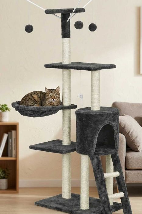 Когтеточка для котов дряпка для кошек домик игровой