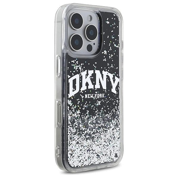 DKNY DKHCP16LLBNAEK iPhone 16 Pro 6.3" czarny/black hardcase Liquid Gl
