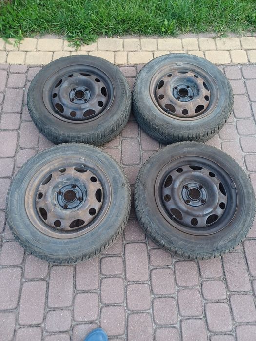 Koła, felgi stalowe z oponami 165/70 R14 zimowe Chevrolet Spark