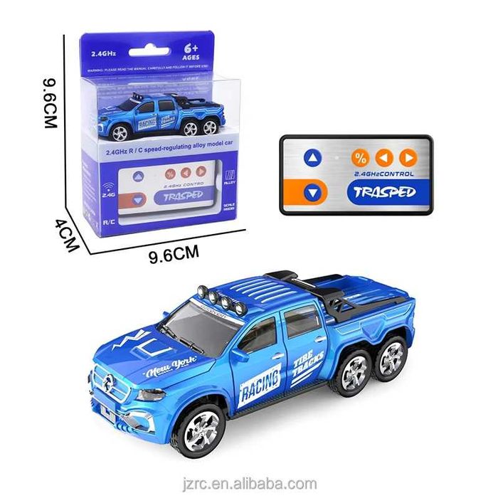 Міні RC машинка 1:64, на пульті 2.4GHz, 3 швидкості, світло