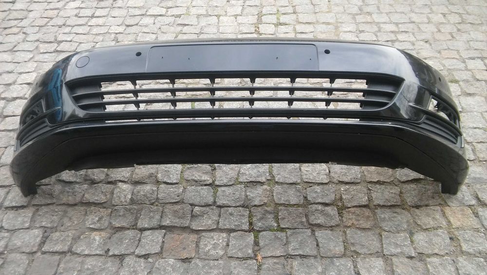 VW Golf 7,VII,5G0,od 13r,zderzak przód,KOMPLET CZARNY=LC9X sprys PDCx4 oryginał