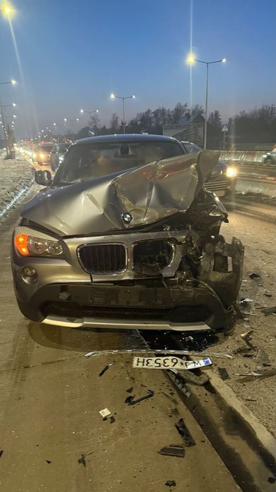 BMW X1 Bmw x1 skóra kremowa automat diesel Po stłuczce diesel