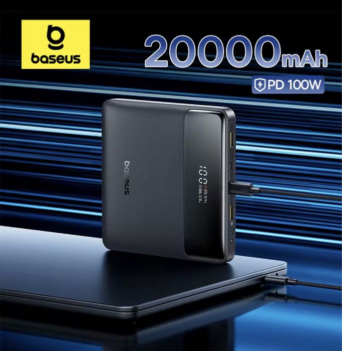 Baseus 100w ‼️ повербанк для ноутбука powerbank 20000mAh‼️
