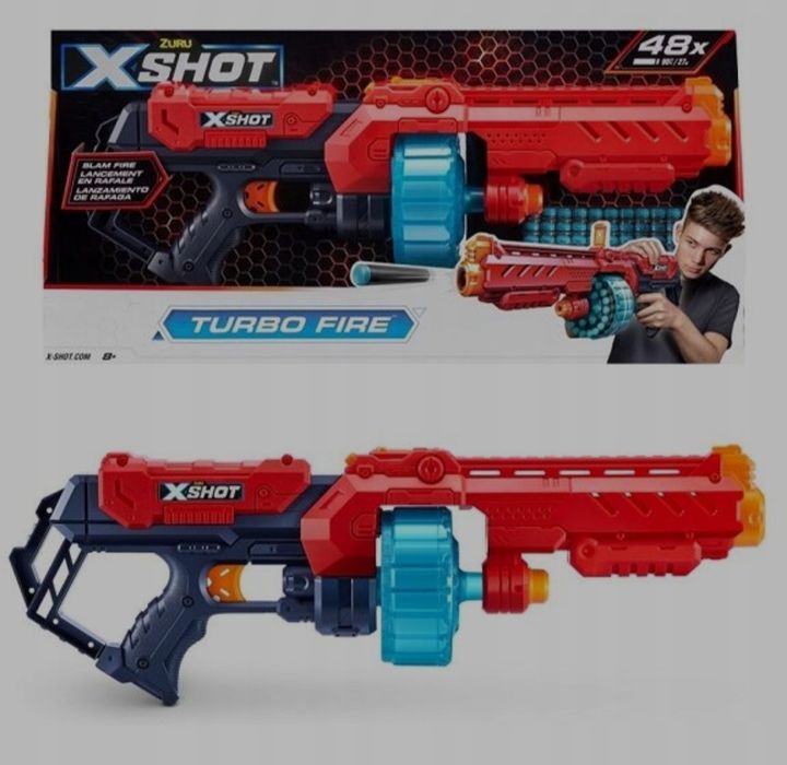 ZURU X-Shot Wyrzutnia Turbo Fire 36270
