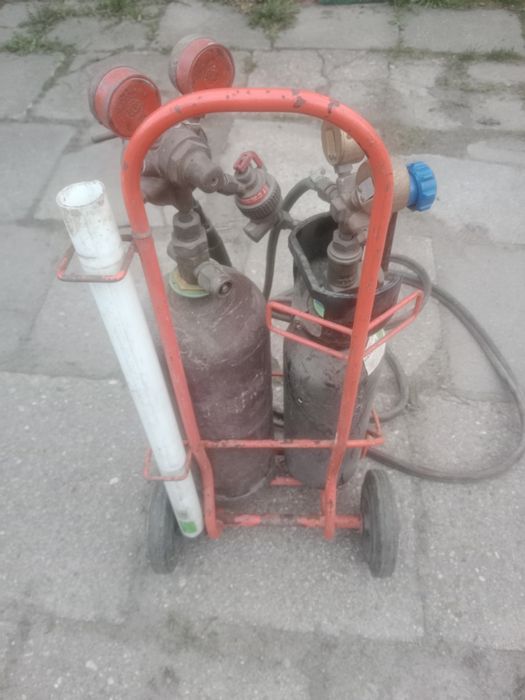 Zestaw przenośny do spawania lutowania  butle