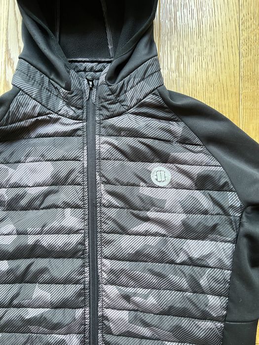 Kurtka hybrydowa Pit Bull West Coast Dillard Black / Camo M