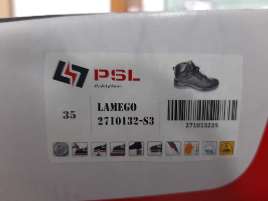 Bota de Proteção, Feminina, EN ISO 20345 :2011 S3S ESD SRC FO, Tam 35